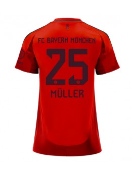 Bayern Munich Thomas Muller #25 Zenski Domaci Dres 2024-25 Kratak Rukavima